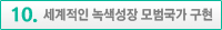 세계적인 녹색성장 모범국가 구현