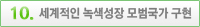 세계적인 녹색성장 모범국가 구현